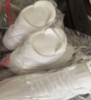 Chaussures personnalisées faites à la main, figurines DIY, chaussures blanches fluides, modèle d'ours violent en briques fluides pour la peinture à l'acrylique