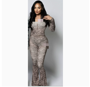 ชุดเซ็ตเสื้อผ้าลายเสือดาวสำหรับผู้หญิง ลดราคาพิเศษ ฤดูใบไม้ร่วง/ฤดูหนาว 2025 รุ่น G01748C - Product Image 4