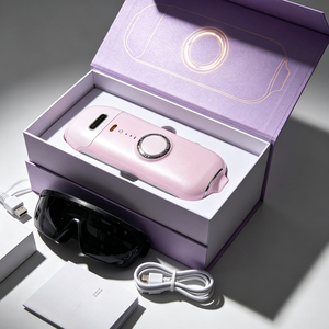 Épilateur personnalisé, design artistique de luxe, boîte cadeau, plateau coussiné écologique pour les magasins de soins personnels - Product Image 3