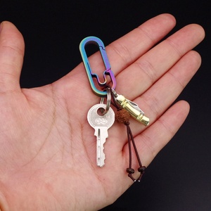 Couteau pliant miniature portable en laiton, porte-clés, acier inoxydable, outil multifonctionnel pour l'extérieur - Product Image 4