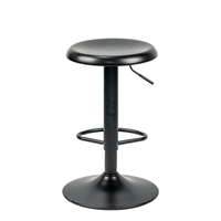 Tabouret de bar de style industriel, nordique, moderne et minimaliste, réglable en hauteur, pivotant, sans dossier, pour bar, cuisine et café