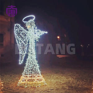 Grande décoration lumineuse extérieure 3D personnalisée, imperméable, fantaisie, pour Noël et les fêtes - Product Image 5