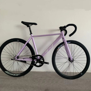 Vélo à pignon fixe pour adultes, cadre en alliage d'aluminium 700-28C, vélo de route unisexe tendance pour le cyclisme et la course, monovitesse - Product Image 5