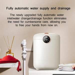 Mini laveuse électrique entièrement automatique Portable petit lavage et séchage intégrés pour sous-vêtements sèche-<span class=keywords><strong>linge</strong></span> compact - Product Image 5