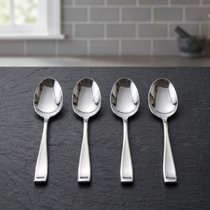 Cuchara de Acero Inoxidable con Acabado Espejo para Café, Té y Postre, Estilo Europeo, para Comedor Fino, Cocina y Hostelería - Product Image 2