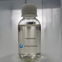 Polydadmac Liquide 40% Liquide Viscose Jaune Clair Coagulant Polyelectrolytique Cationique Floculant pour Traitement des Eaux Usées Huileuses