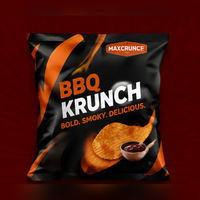 Sachets Doypack Mylar refermables à fermeture éclair pour chips et noix de cajou, avec logo personnalisé, finition noire mate