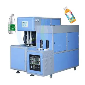 OCEAN Hz-880 Semi-Auto Small 500 Ml 2l Square Pet Mineral Water Blow Bottle Make Blower Blow Molding Machine