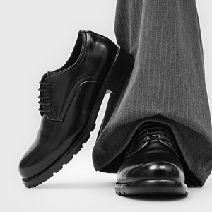 Zapatos Derby para Hombre 2026, Negros, de Alta Gama, con Suela Gruesa, Casuales, Versátiles, para Negocios - Product Image 3