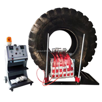 Presse de vulcanisation de pneus OTR, outil électrique 1500W 220V pour chariots élévateurs et pneus à profil haut, machine de réparation et de soudage de pneus en caoutchouc