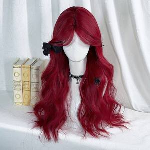Peluca Larga Roja <span class=keywords><strong>de</strong></span> 30 Pulgadas <span class=keywords><strong>de</strong></span> Sumeru <span class=keywords><strong>Nilou</strong></span> para Mujer, para <span class=keywords><strong>Cosplay</strong></span> <span class=keywords><strong>de</strong></span> Anime, Accesorios <span class=keywords><strong>de</strong></span> Disfraces, Resistente al Calor, Sintética - Product Image 4