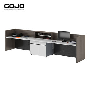 Escritorio de recepción de mármol para oficina, clínica, salón de belleza o hospital, elegante Escritorio de recepción de diseño moderno para oficina - Product Image 5