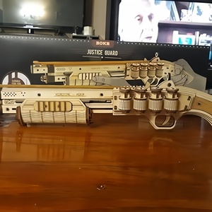 ปืนไม้รุ่นเทอร์มิเนเตอร์ <span class=keywords><strong>M870</strong></span> ประกอบเอง ของเล่นปืนไม้ 3 มิติ สำหรับเด็กผู้ชายอายุ 14 ปีขึ้นไป พร้อมบริการดรอปชิปปิ้ง - Product Image 5