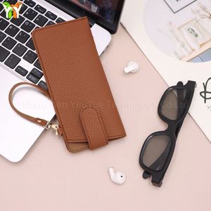 Hot Selling Slim <b>Glasses</b> Holder Portable Sunglasses <b>Case</b> Travel <b>Glasses</b> Bag with Wrist Strap - Product Image 4