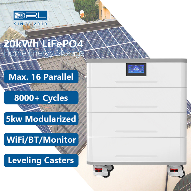 Stackable Lithium Iron Phosphate 48V 50Ah 100Ah 10Kwh LFP 51.2V 200Ah Lithium Iron Phosphate Battery for Home Solar Energy