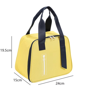 Nouvelle sacoche isotherme double couche en polyester pour motard, avec doublure en aluminium épaissie, grande capacité, pour pique-nique et <span class=keywords><strong>bento</strong></span> - Product Image 6