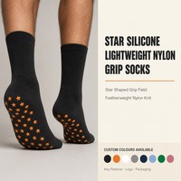 Chaussettes de sport respirantes en jacquard tricoté, rembourrées, pour le sport et les activités de plein air, vente en gros pour les magasins de détail