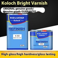 Kit de peinture miroir haute brillance Koloch, vernis transparent UV couleur vive, revêtement liquide transparent incolore haute dureté pulvérisé