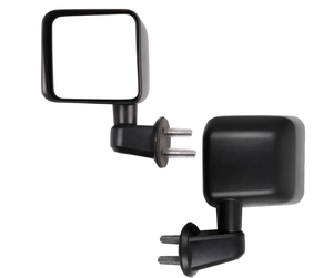 Cubierta de Espejo Retrovisor Lateral Derecho para Jeep Wrangler 2007-2017, Nueva Condición, Calefacción Eléctrica, Textura Negra con Diseño de Espinillas - Product Image 1