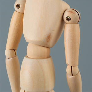 Maniquí Articulado de Madera para <span class=keywords><strong>Dibujo</strong></span> Artístico, Figura Humana en Miniatura para Bosquejar - Product Image 6