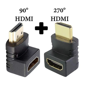 HDMI 270 Degree Right Angle 90 Degree <strong>Adapter</strong> Gold Plated High Speed HDMI Male to Female 4K*2K <strong>Connector</strong> <strong>Adapter</strong> - Product Image 1