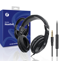 Headset Berkabel Harga Grosir dengan Mikrofon Konektor 3.5mm Headset Headband untuk Komputer Sekolah