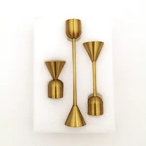 Castiçais de luxo exclusivos, castiçais antigos, suporte de velas de ouro fundido, prata e metal, moderno e nórdico