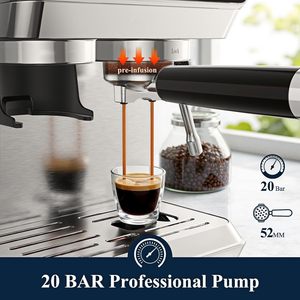 Cafetera Espresso CAFELFFE MK-903 con Espumador de Leche Integrado, Extracción en Frío, Control Táctil, 1500W - Uso Doméstico y de Oficina, Todo en Uno - Product Image 2