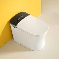 Toilettes intelligentes en forme de U, pour la maison et le bureau, avec siège chauffant à température constante, toilettes intelligentes à eau.