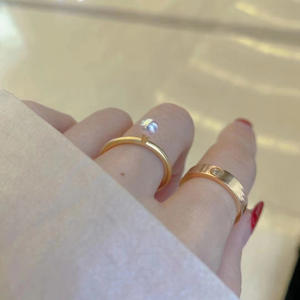 Base para Anillo de Plata S925, Accesorios para Perlas DIY, Cuentas Redondas de 8-11 mm, 10404-Negro, Base para Joyería de Plata - Product Image 5