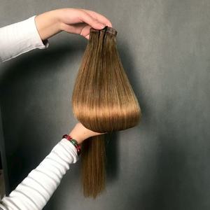 Cheveux humains 100% Remy, cheveux longs et raides, peuvent être permanentés et teints, vendus individuellement - Product Image 4