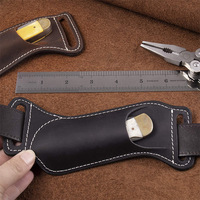 Étui de ceinture pour couteau et lampe torche pour homme, pochette EDC portable pour outils, sacs de rangement pour la défense en extérieur et le camping, style tendance en PVC