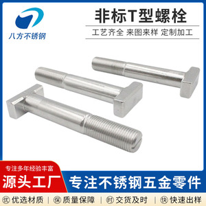T-Bolt Stainless Steel M6 M8 M10 100 200 300mm CNC Machined Precision Hardware Parts Alien Head 304 Material - Product Image 2