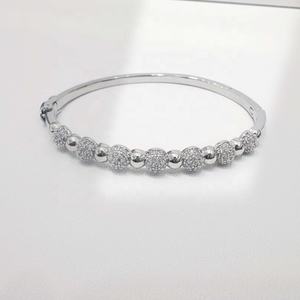 ขายส่งพลอย925เงินสเตอร์ลิงกำไลหนาๆแบบเรียบง่ายเครื่องประดับสแต็กที่ดีกำไลเซอร์คอนหลากสีกำไลชุบทอง - Product Image 3