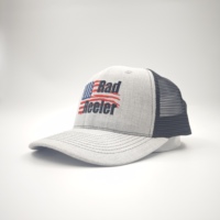Gorra Trucker Snapback de Malla de Poliéster/Algodón con Diseño Espiga Estilo Hip Hop Y2K, Personalizable con Logotipo, Unisex para Adultos, Venta al por Mayor