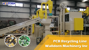 เครื่องรีไซเคิลแผงวงจรพิมพ์ Walldorn WDP-1000 เทคโนโลยีสีเขียว ปราศจากสารเคมี พร้อมมอเตอร์สำหรับการกู้คืนโลหะประสิทธิภาพสูง - Product Image 2