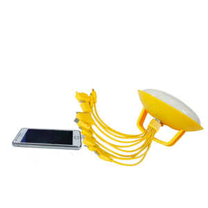 Linterna solar con cargador de teléfono móvil de camping recargable 2 lámpara de emergencia Led para red de zonas - Product Image 5