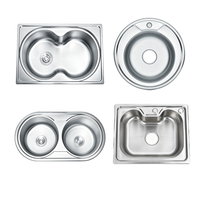 Évier de cuisine rectangulaire en acier inoxydable 304 Integrity Service, taille standard, à encastrer sous le plan.