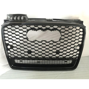 Pour <span class=keywords><strong>Audi</strong></span> <span class=keywords><strong>A4</strong></span> B7 2005-<span class=keywords><strong>2007</strong></span> Style nid d'abeille maille <span class=keywords><strong>calandre</strong></span> de pare-chocs avant version européenne grilles de voiture - Product Image 1