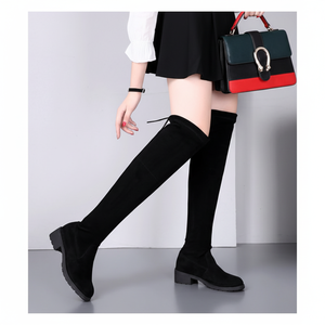 Stivali lunghi Casual in pelle scamosciata da LK-R966 - Product Image 1