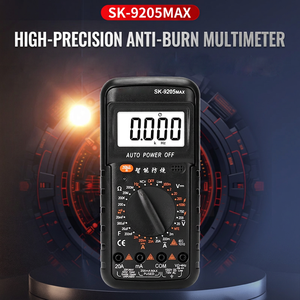 Multimètre numérique Fnagkglr Sk-9205max 1000v Dc 20a Ac, arrêt automatique, testeur électrique multifonction intelligent - Product Image 3