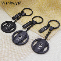 Entraînement Gym Accessoire Sphérique Porte-clés 3in1 Exercice Métal Personnalisé Designer Haltérophilie Kettlebell Pilates Porte-clés