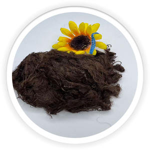 <span class=keywords><strong>Fibre</strong></span> de polytétrafluoroéthylène 7D X 60MM rentable, Flurolon PTFE brun avec longue durée de vie ininflammable - Product Image 2