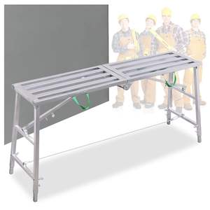 บันไดอเนกประสงค์แบบพับได้ โครงเหล็กหนา แข็งแรง ทันสมัย พกพาสะดวก สำหรับงานก่อสร้าง รับน้ำหนักได้มาก - Product Image 2