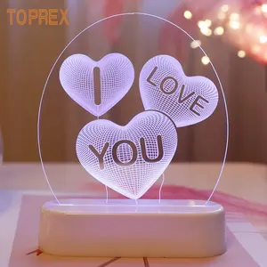 Tùy Chỉnh Phát Sáng Acrylic LED Không Dây Bảng Đèn Thiết Kế Cá Nhân Ấm Trắng RGB Đèn LED Cho Lễ Phục Sinh Giáng Sinh Ramadan Trang Trí Nội Thất - Product Image 1