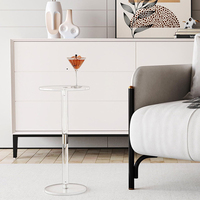 Table Basse Moderne en Acrylique Transparent, Portable, Écologique et Durable, pour Salon – Vente en Gros, Direct Usine, Personnalisable