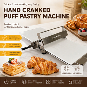 Machine à pâte manuelle compacte à prix de gros pour croissants et pâtes feuilletées - Product Image 5