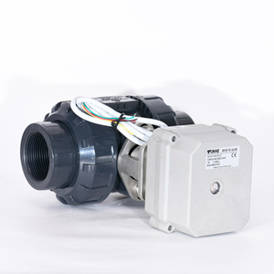 Vanne à boisseau sphérique électrique miniature Tonhe 1 pouce filetée 1,0 MPa pour eau du robinet avec interrupteur, structure bidirectionnelle - Product Image 1