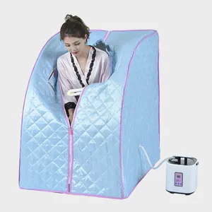 Kapalı kullanım taşınabilir kişisel ev buhar Sauna çadır bir kişi için rahatlayın buhar Sauna