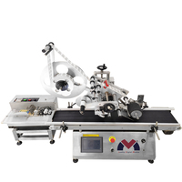 Étiqueteuse automatique de boîtes de bureau machine applicateur d'autocollants d'étiquettes à surface plane pour cartes